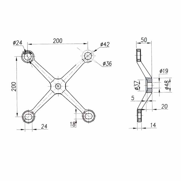 Spider Fittings (200A4)